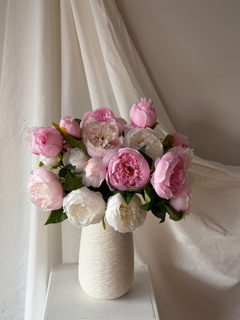 Fake Peony Bundle Real Touch Peony Realistic Faux Flowers For DIY Flowers Wedding Decor Home Decoration Peony FLOWER DELIVERY