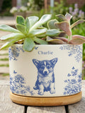 Personalized Pet Memorial Planter, Custom Pet Photo Flower Pot, Dog or Cat Loss Gift, Pet Remembrance Keepsake sympathy flower