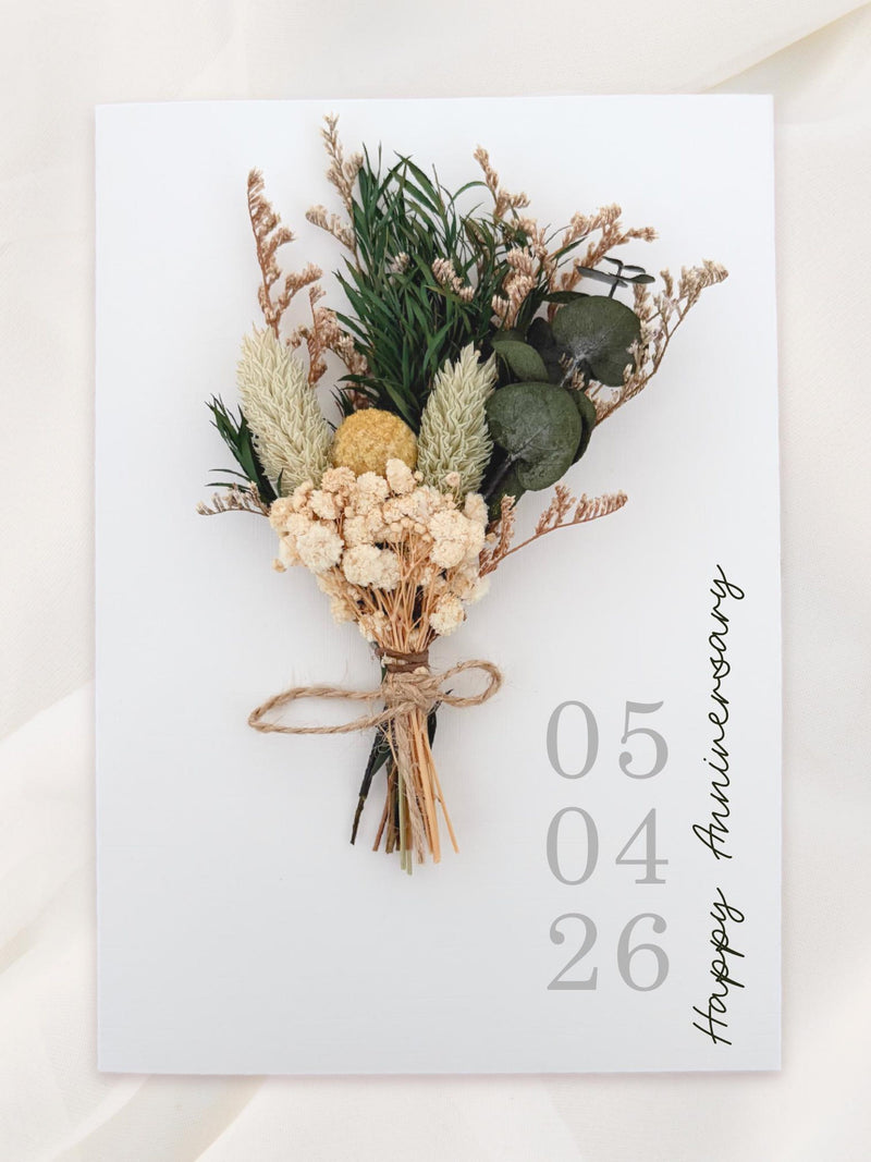 Personalised Happy Anniversary Card, Custom Date, Romantic Anniversary Card for Him or Her, Keepsake Card, Happy Anniversary card for wife ANNIVERSARY
