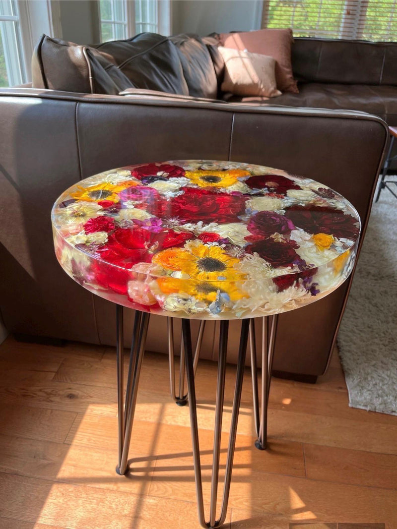 Custom Floral Table Sympathy, Memorial Flower Preservation (DEPOSIT) sympathy flower