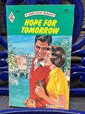 Hope For Tomorrow, by Anne Weale Vintage Harlequin Romance #901 1976 Love Romance Flower