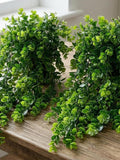 Artificial Hanging Eucalyptus Vine, UV Resistant Plastic Greenery, Indoor Outdoor Decoration faux plants
