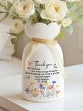 Personalised Mother of the Groom Flower Vase, Custom Flower Vase for Mother of the Groom,Wedding Gifts,Mom of the Groom Gift,Gift from Bride ANNIVERSARY