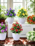 Mini Artificial Potted Plant Ð Stylish, Durable Decor for Desks and Bookshelves faux plants