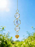 Pet Memorial SunCatcher, Forget Me Not Flower Keepsake, Custom Rainbow Bridge Suncatcher, Dog Remembrance Gift, Cat Loss Sympathy Gift sympathy flower