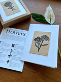 Floral Hand-Printed Greeting Cards - Symbolic Flowers sympathy flower