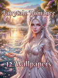 12 Fairytale Romance Wallpaper Bundle | Enchanted Love PNG Set (Download Files) Love Romance Flower