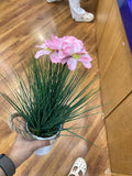 Artificial Flower Pot Rustic Farmhouse Decor Table Centerpiece Home Office Greenery Gift faux plants