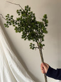 Real Touch Faux Winter Cedar Branch, Fake Pine stem, Artificial Plants For Office Home Decoration, Winter Home Decor Wreath Sash faux plants
