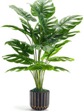 Tall Artificial Monstera Tree Faux Plant Indoor Outdoor Home Decor faux plants