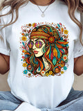 Hippie Girl Peace Sign Retro Tee Ð 70s Flower Power Psychedelic T-Shirt FLOWER DELIVERY