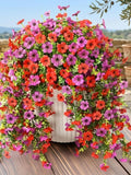Artificial Morning Glory Vines Ð Cascading Silk Flowers Garland, Wedding Wall Decor silk flower