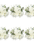 Elegant White Bouquet Artificial Flower Ball Table Centerpiece Flower Decoration Wedding Decor Floral Arrangements silk flower