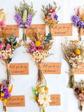 Dried Flower Bouquet, Natural Flower Bouquet, Mini Bridesmaid Bouquet, Boho Bridesmaid Proposal, Maid of Honour Gift Idea, Boho Wedding Gift Bouquet