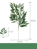 1 Pcs Artificial Green Branches, Green Artificial Plant, Ruscus Leaves, Wedding Arrangement, Home Decor, For Bouquets faux plants