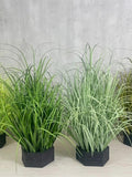 Artificial Grass Bushes Ð Realistic Reeds, Onion Grass for Home Garden Decor faux plants