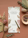 Dried Florals Celebration Calendar | Perpetual Calendar | Anniversary and Birthday birthday flower