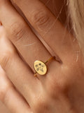 Custom Birth Flower Ring, Personalized Flower Bouquet Ring, Minimalist Jewelry Gift, Mothers Day Gift, Birthday Gift,Dainty Gift for Grandma ANNIVERSARY