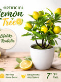 Artificial Lemon Tree, Potted Fake Plant, Home Garden Decor, Outdoor Yard Decoration, Hotel Ornaments faux plants