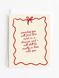 Valentines Day Card | I Love You Card | Happy Anniversary Card | Someday You'll Find This Card In A Drawer Love Romance Flower