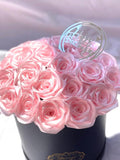 Handmade Pink Rose Bouquet , Unique Artificial Flower Gift , Romantic Keepsake, Anniversary Birthday Gift For Her, Handmade Flower Box birthday flower