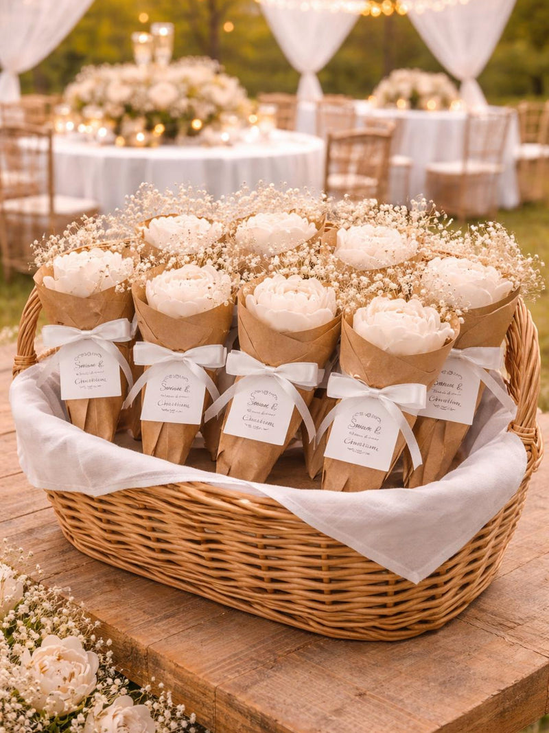 Flower Candle Bouquet | MotherÕs Day Gift  | Scented Soy Wax Candles | Bridal Shower Gift  | Baby shower favors | wholesale | bulk gift Bouquet