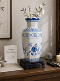 3D Blue and White Porcelain Puzzle Vase with StandÐ DIY Home Decor Gift for Flowers Display, House Warming Gift, 3D Assembly Art, Craft Gift house warming flower