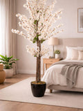 Artificial Cherry Blossom Tree, Faux Spring Flower Tree, Decorative Indoor Plant, Wedding Decor, Living Room Accent, Realistic Blossom Tree faux plants