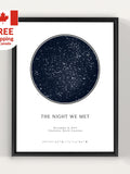 Custom Star Map By Date, Engagement Gifts For Couple, 1 Year Anniversary Gift, Wedding Gift For Couple Unique, Personalized Gifts For Her ANNIVERSARY