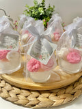 Personalized  Wedding Favors: Unique Wedding Favors, Luxury Glass Wedding Candle wedding flower