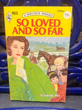 So Loved and So Far, by Elizabeth Hoy Vintage Harlequin Romance 1975 Love Romance Flower