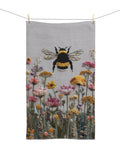 Bee Colorful Floral Hand Towel Soft Kitchen Towel Bathroom Decor Gift Idea Home Decors House Warming Present house warming flower