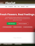 Florist Website Template | Flower Shop Website Design | Editable HTML CSS | No Monthly Fee | Download sympathy flower