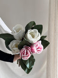 15Ó Faux Magnolia stem, Silk Magnolia Branches, Dinner Wedding Arrangement, Fake Flower Faux Magnolia, Table decor house warming flower