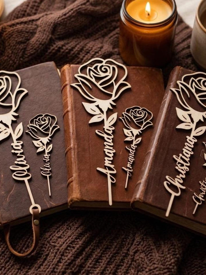 Wooden Name Rose Flower, Laser Cut Art, Valentines Day Gift, Wooden Personalized Flower, Proposal Gift, Wooden Keepsake, Home Decor, Craft ANNIVERSARY
