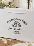Housewarming Gift Bag, New Home Closing Gift For Couple, Personalized Realtor Client Gift, First Home Moving Gift house warming flower