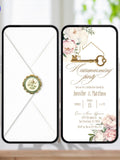 Floral Housewarming Invitation. Digital House Warming Party Invite. New House Home eVite. Instant Download. house warming flower