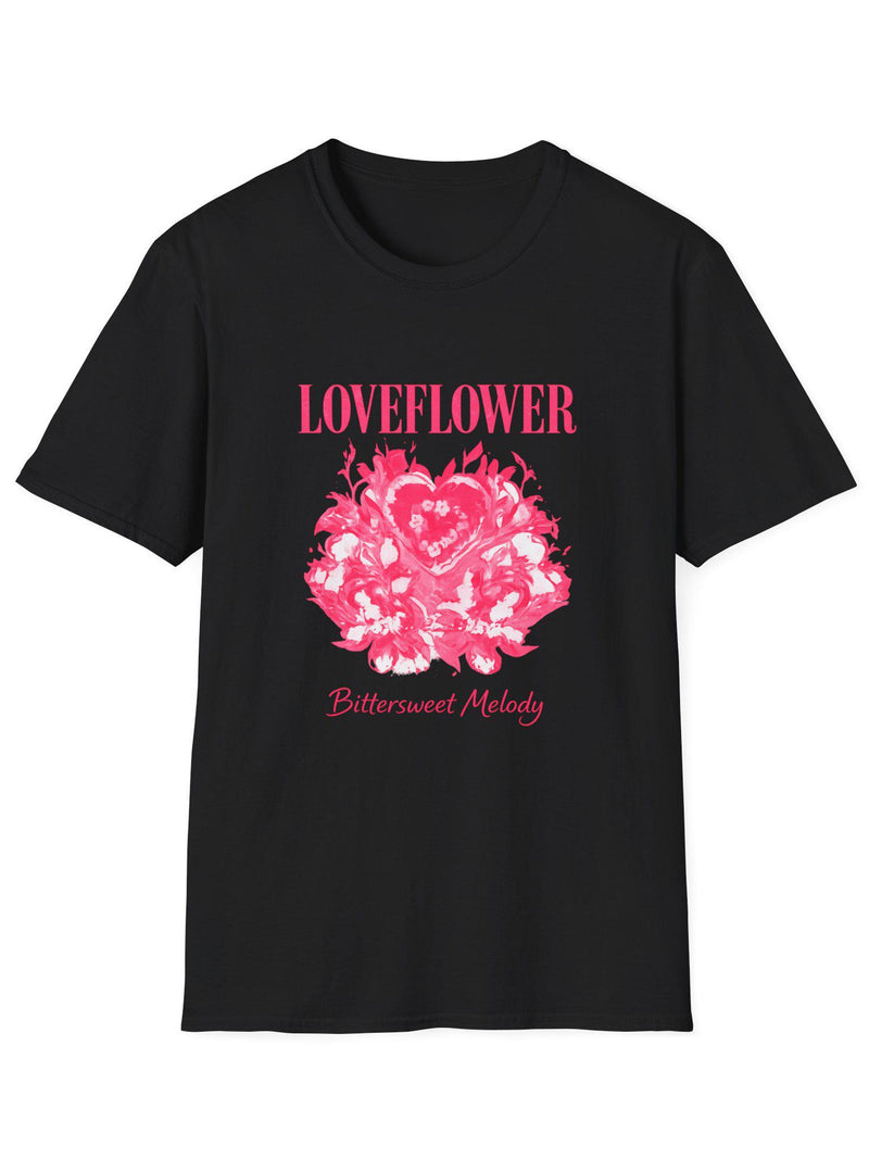 Floral Graphic Tee: Bittersweet Melody Vintage Romance Shirt Love Romance Flower
