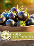 Garden Huckleberry Seeds - 20+ Heirloom Non-GMO Berry Seeds seeds bulk