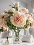 Real Touch Peonies Latex Flowers, Luxury Bouquet, Realistic Floral Arrangement, Silk Peonies Set FLOWER DELIVERY