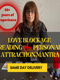 Love Blockage Reading, Personal Attraction Mantra, Psychic Insight (Same Day Delivery) Love Romance Flower