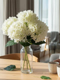 5 Heads Hydrangea Bouquet Silk Artificial Flowers for Party Wedding Living Room Decoration Accessories Home Decor Fake Flowers silk flower