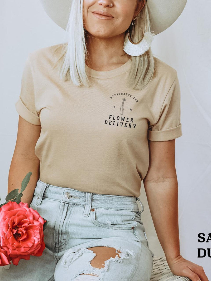 Flower Delivery Book Inspired Shirt Book Lover FLOWER DELIVERY