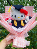 Graduation bouquet Sanrio Graduation Bouquet Sanrio Graduation Series Grad Plush Bouquet  Graduation Gifts Cute Bouquet Graduation Season Bouquet
