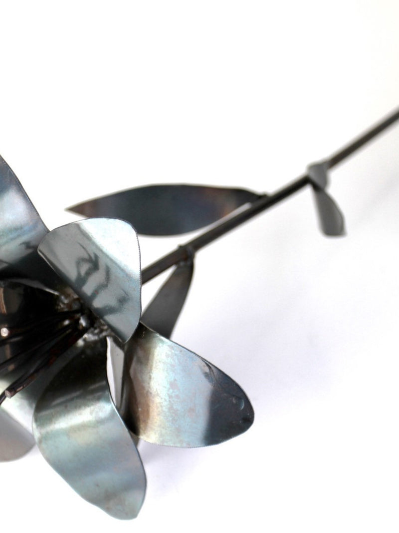 Metal Flower, Metal Lily, 11th Anniversary, 6th Anniversary, 4th Anniversary, Wedding Bouquet, Wedding Flowers ANNIVERSARY