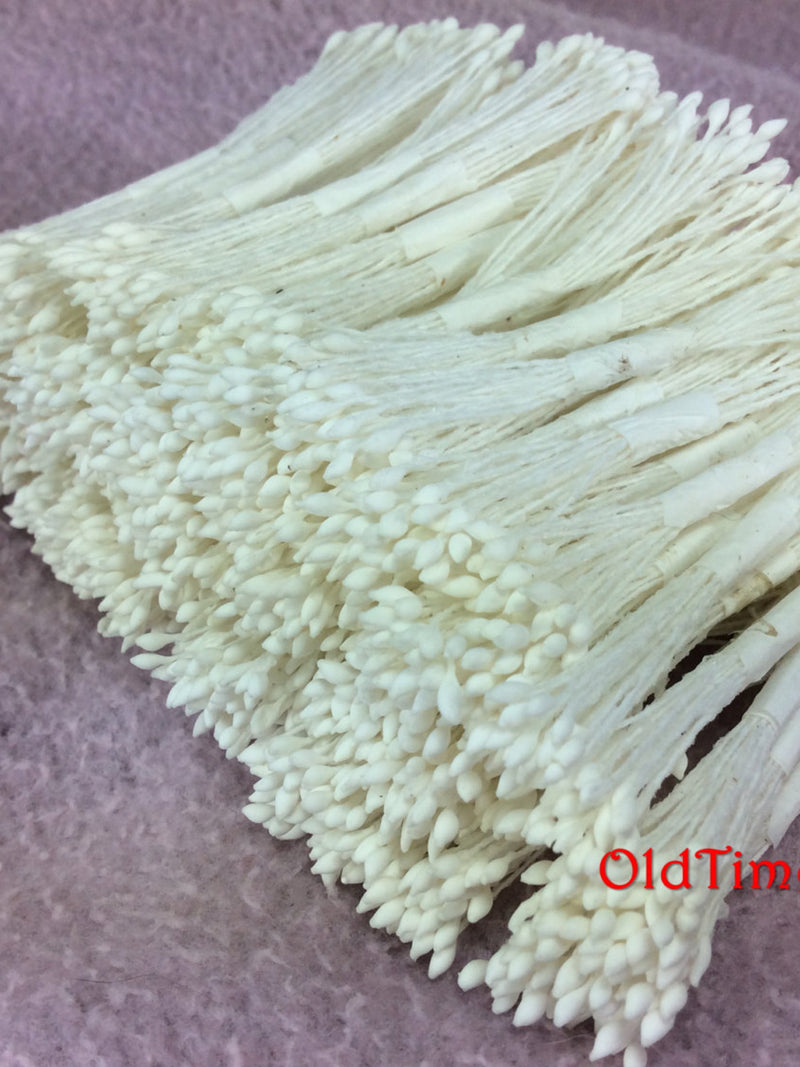 Pollen Light White Clean Small Water Drop Head Flower Stamen Pollens 4800 Heads 2400 pcs White0X flower spore