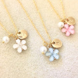 Flower girl gift for flower girl necklace for flower girl toddler flower girl little girl gifts custom flower girl gift flower girl proposal