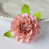Easy Paper Flower Tutorial - Paper Flower Templates - Cricut - 3D Flowers - SVG - PDF - Small Flowers - Party Decor - Round Ball Dahlia