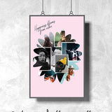 Custom Flower Photo Collage - Made from your digital images. Made to order from your photographs. DIGITAL Download.