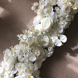 Orchids Flower garland, White Rose flower garland, Orchid white Flower runner, flower table runner